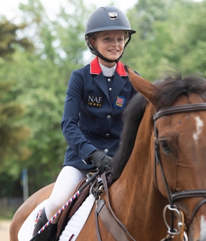 Tabitha Kyle finishes second in the Lamprechtshausen Pony and Junior Grand Prix